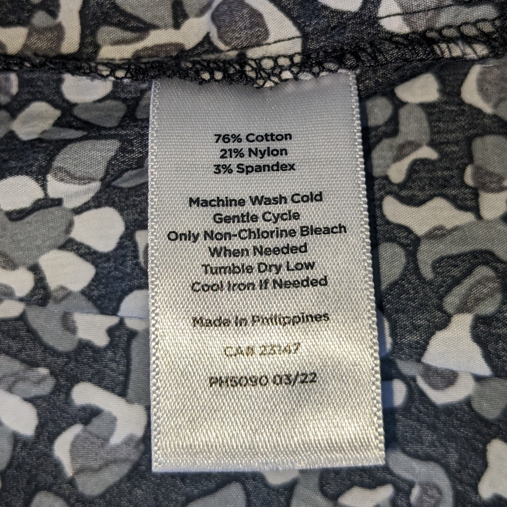 Talbots Top / Talbots Abstract Leopard Print - image 6